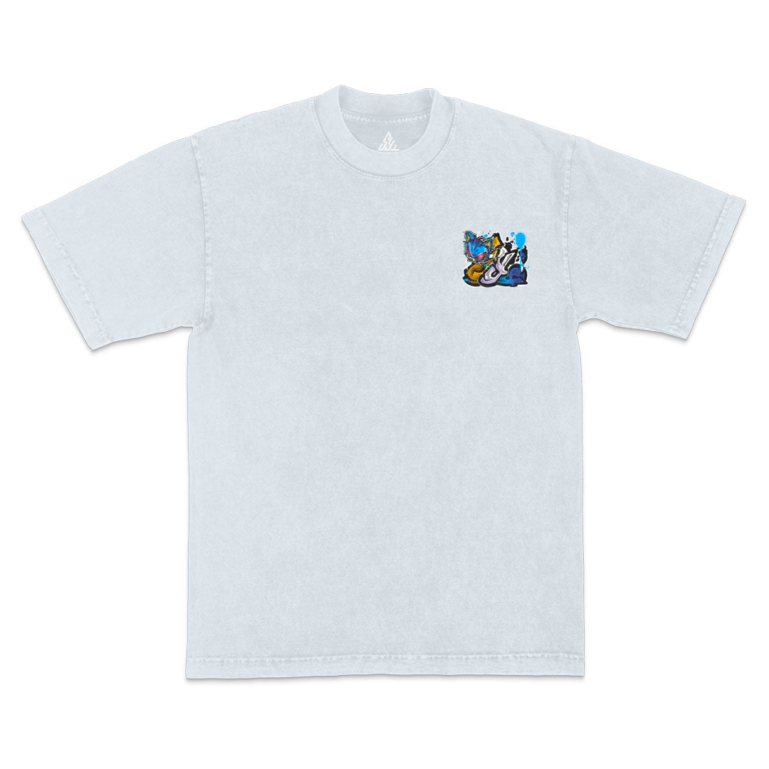 Metal Overdrive Mineral Wash Tee - Ice Grey