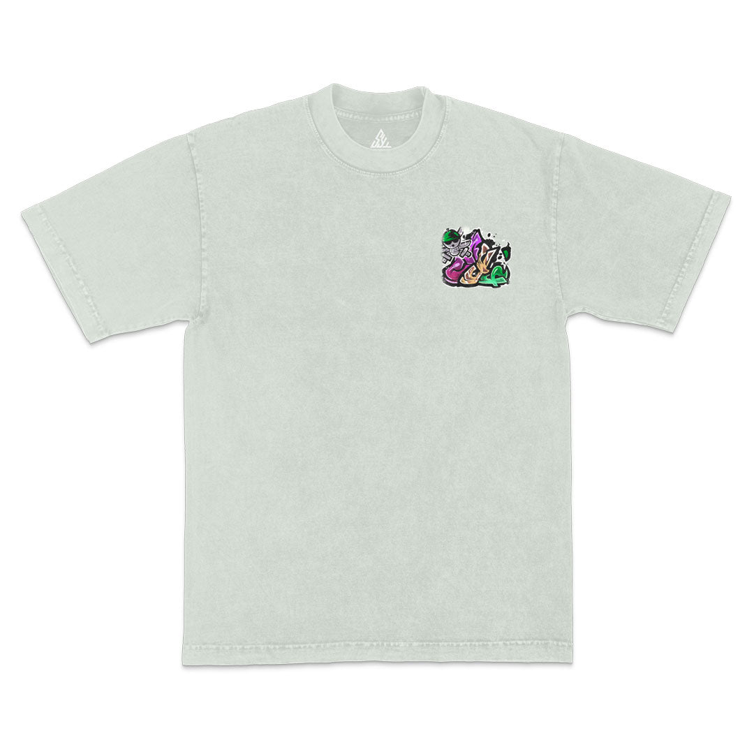 Swordsman's Creed Heavyweight Mineral Wash Tee - Limestone Mineral