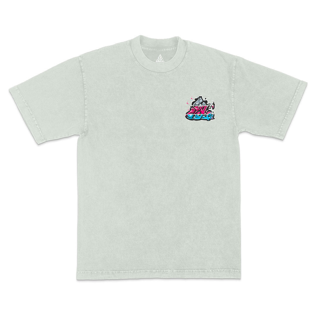 Eyes of Hope Heavyweight Mineral Wash Tee - Limestone