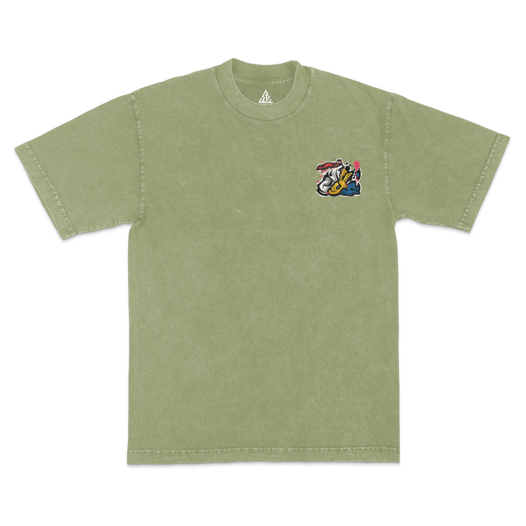 Spirit Sensei Heavyweight Mineral Wash Tee - Matcha