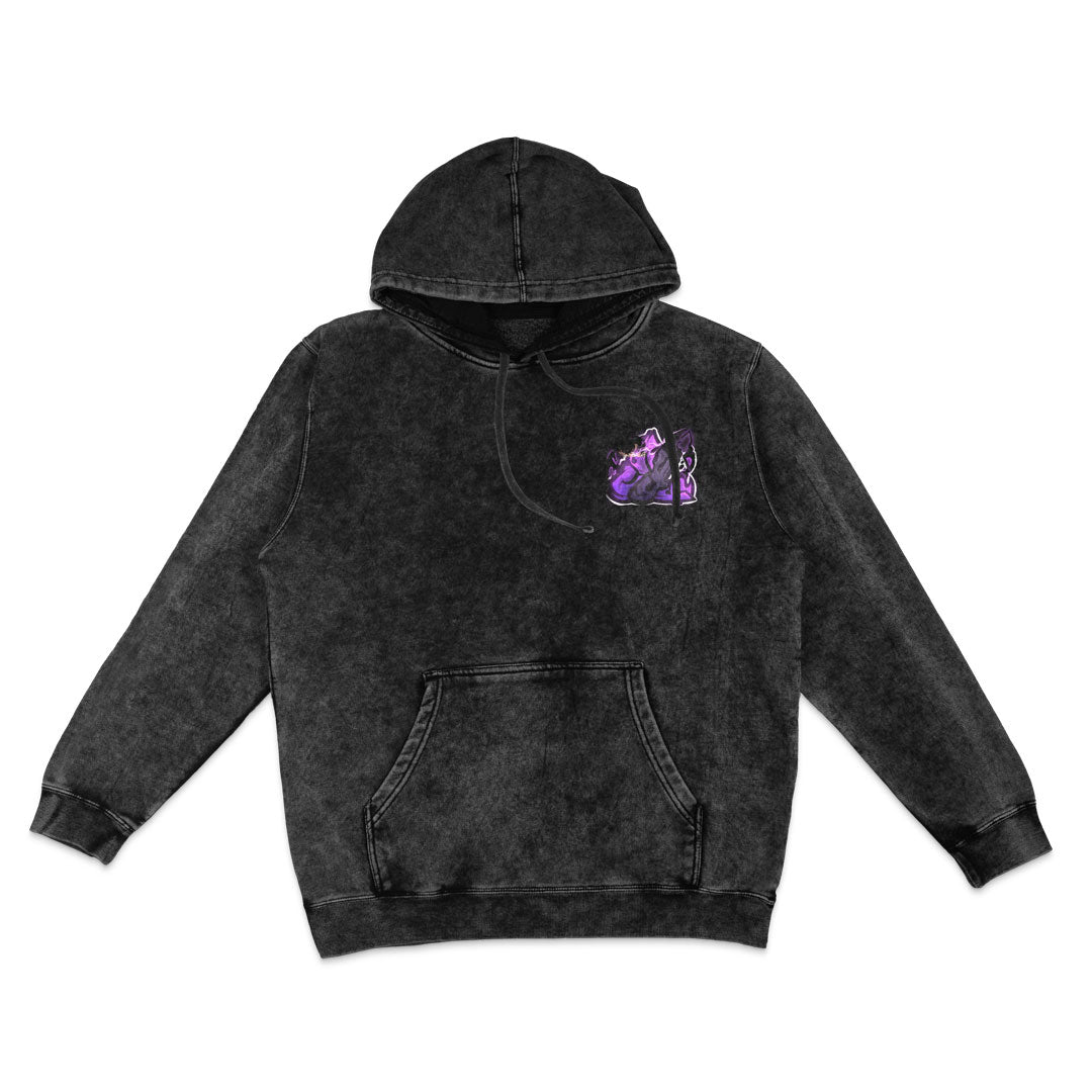 All Rise Mineral Wash Hoodie - Black