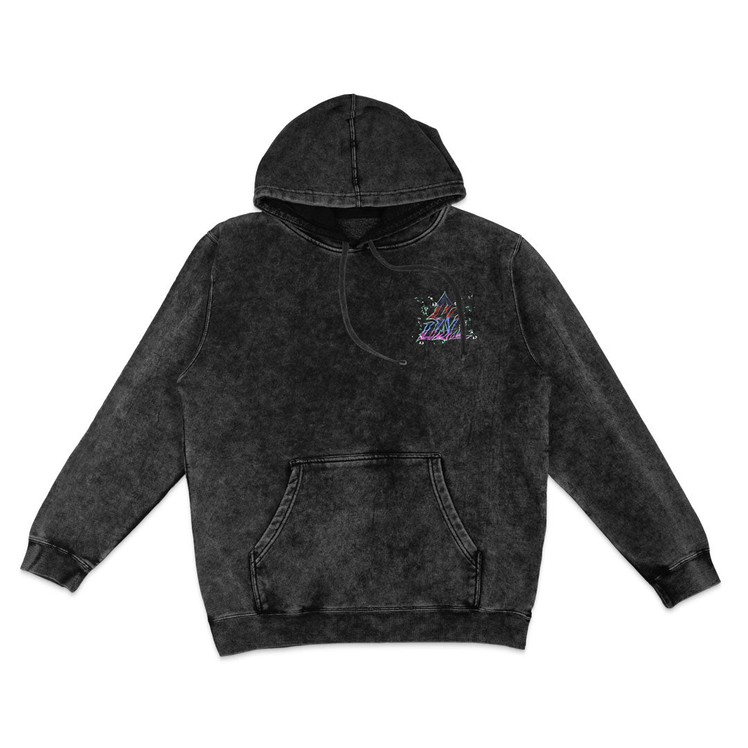 Emperors of The Sea Mineral Wash Hoodie - Black
