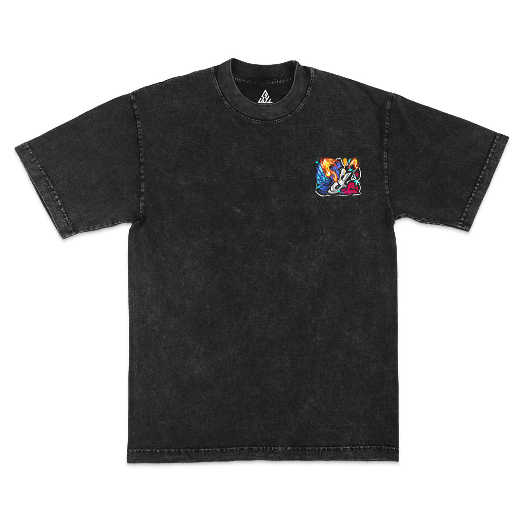Duality Heavyweight Mineral Wash Tee - Black