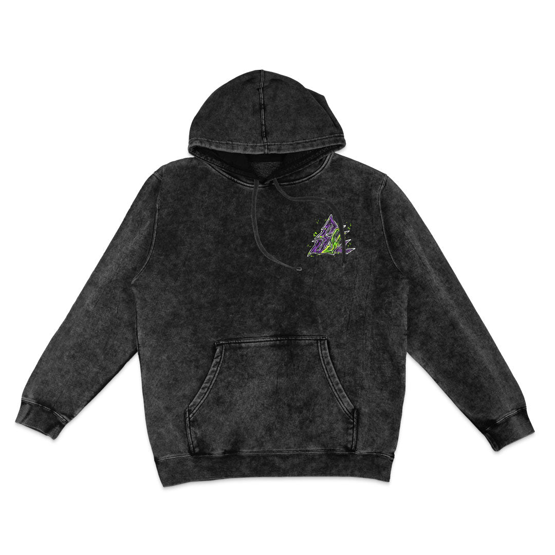 Unit: AOT Mineral Wash Hoodie - Black