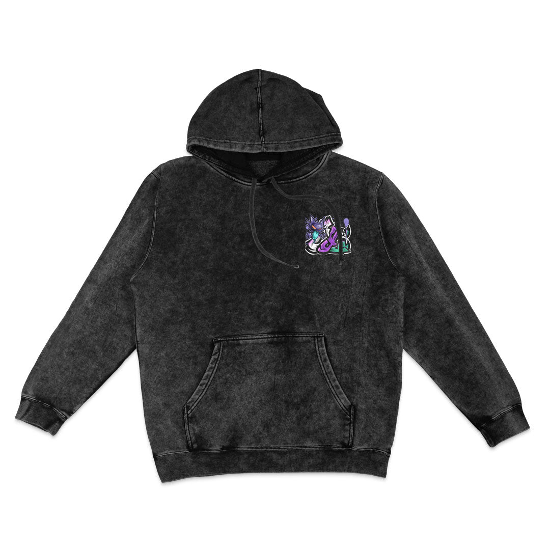 Haunted Origins Mineral Wash Hoodie - Black
