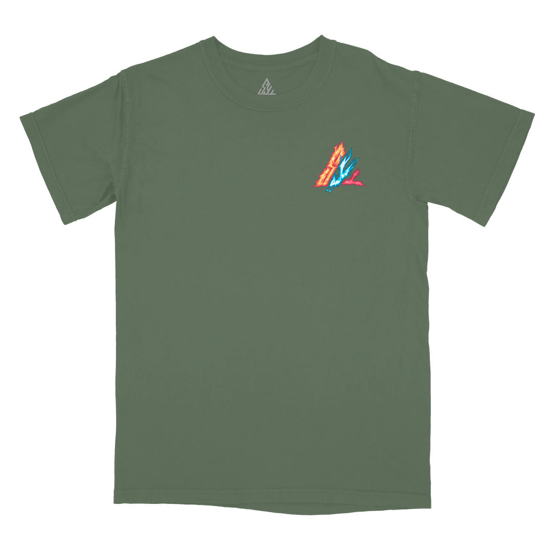 Puppeteer's Demise Heavyweight Tee - Moss