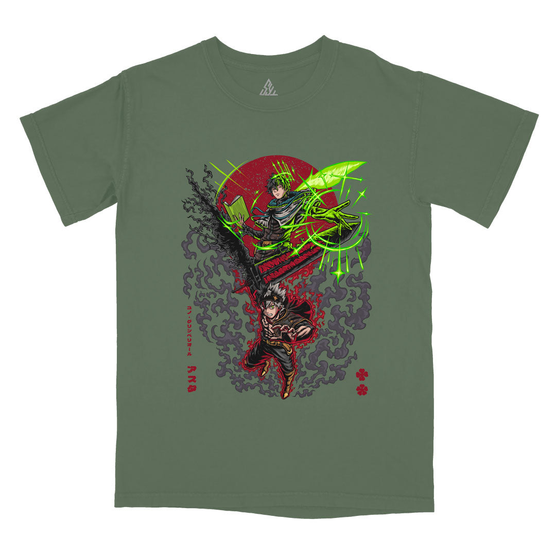 Rivals of Hage Heavyweight Tee - Moss