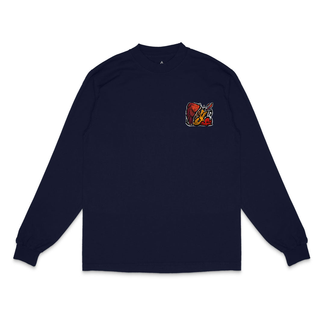 Silent Wings Long Sleeve - Navy