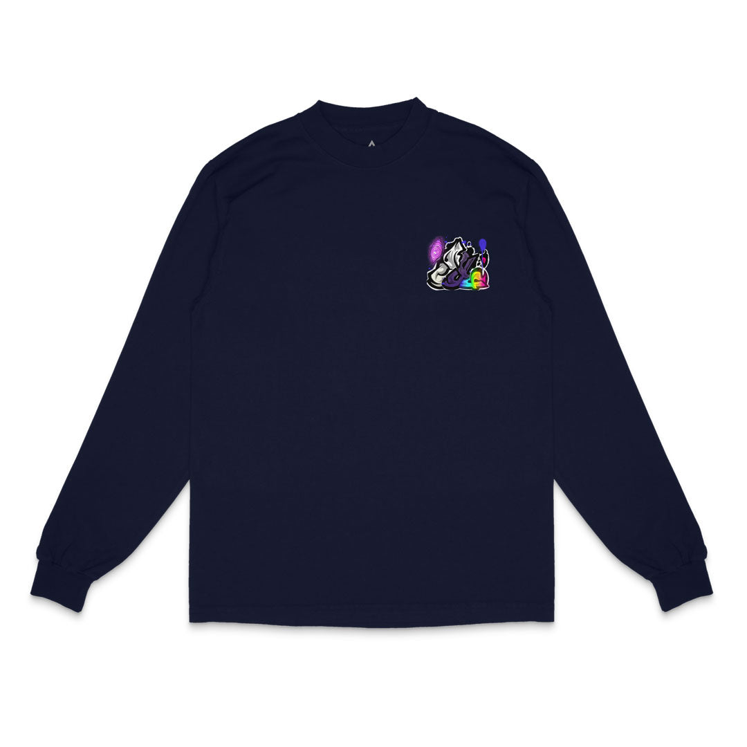 Violet Awakening Long Sleeve - Navy