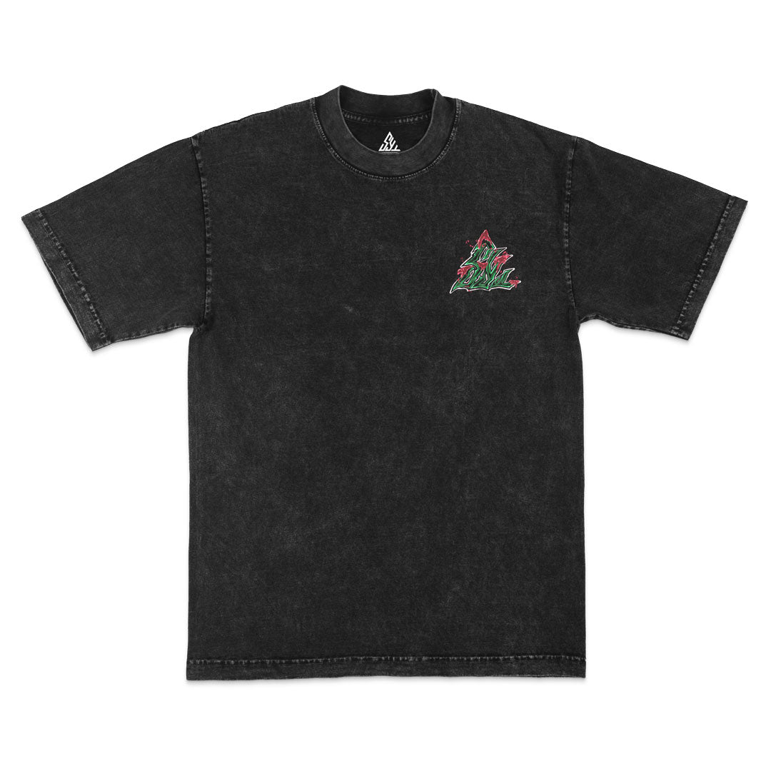 Noble Comrade Heavyweight Mineral Wash Tee - Black