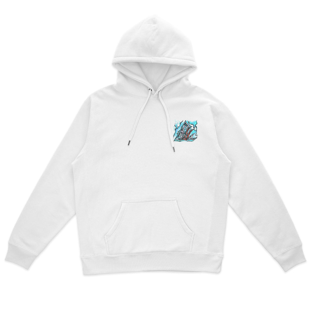 Brotherly Brawler Heavyweight Hoodie - White