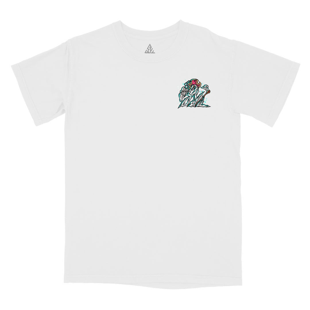 Cat Burglar Heavyweight Tee - White