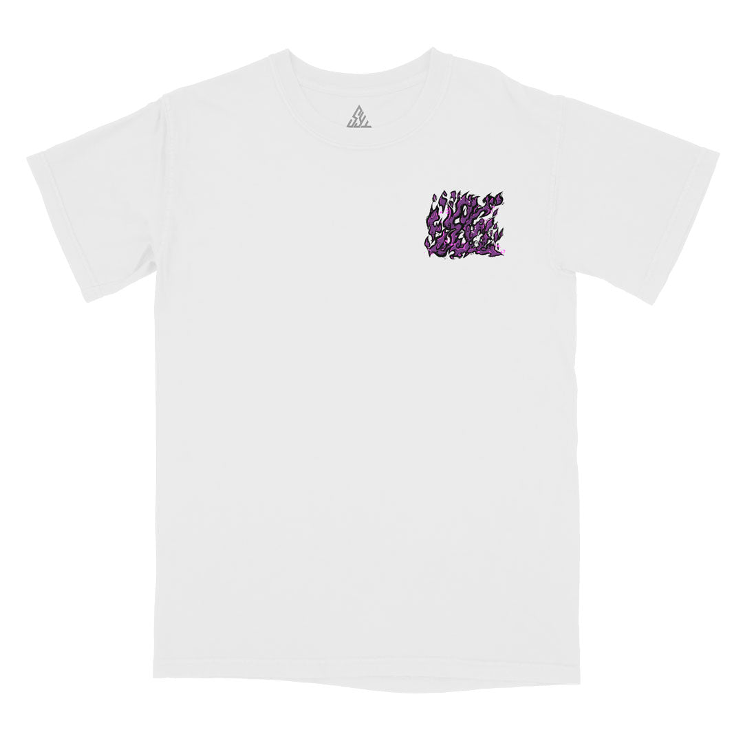 Black Bull Captain Heavyweight Tee - White