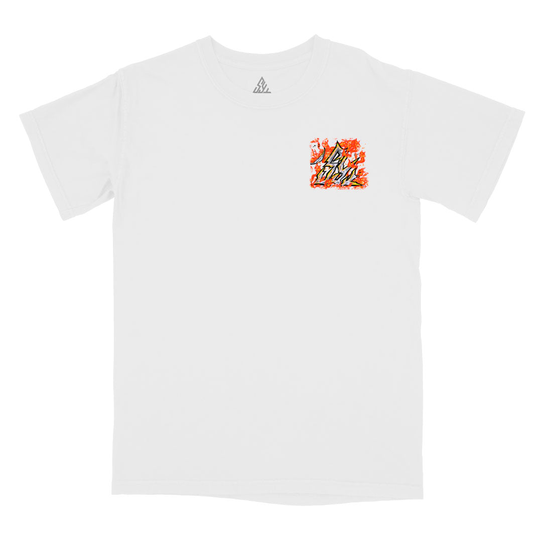 Pillar Of Rage Heavyweight Tee - White