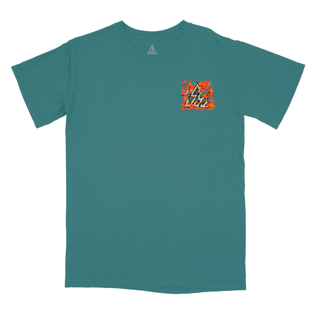 Pillar of Rage Heavyweight Tee - Blue Spruce