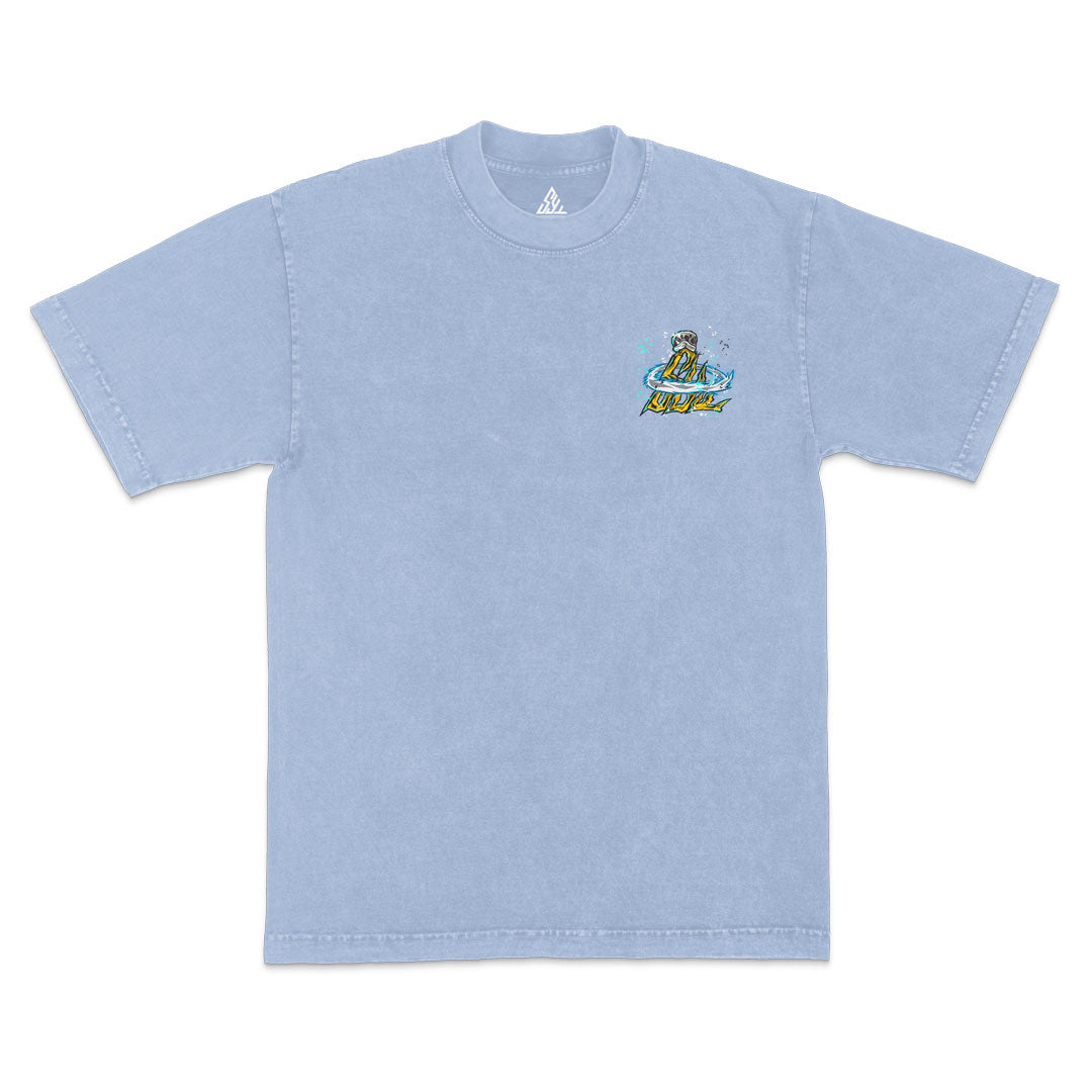 Surgeon of Death Heavyweight Mineral Wash Tee - Arctic