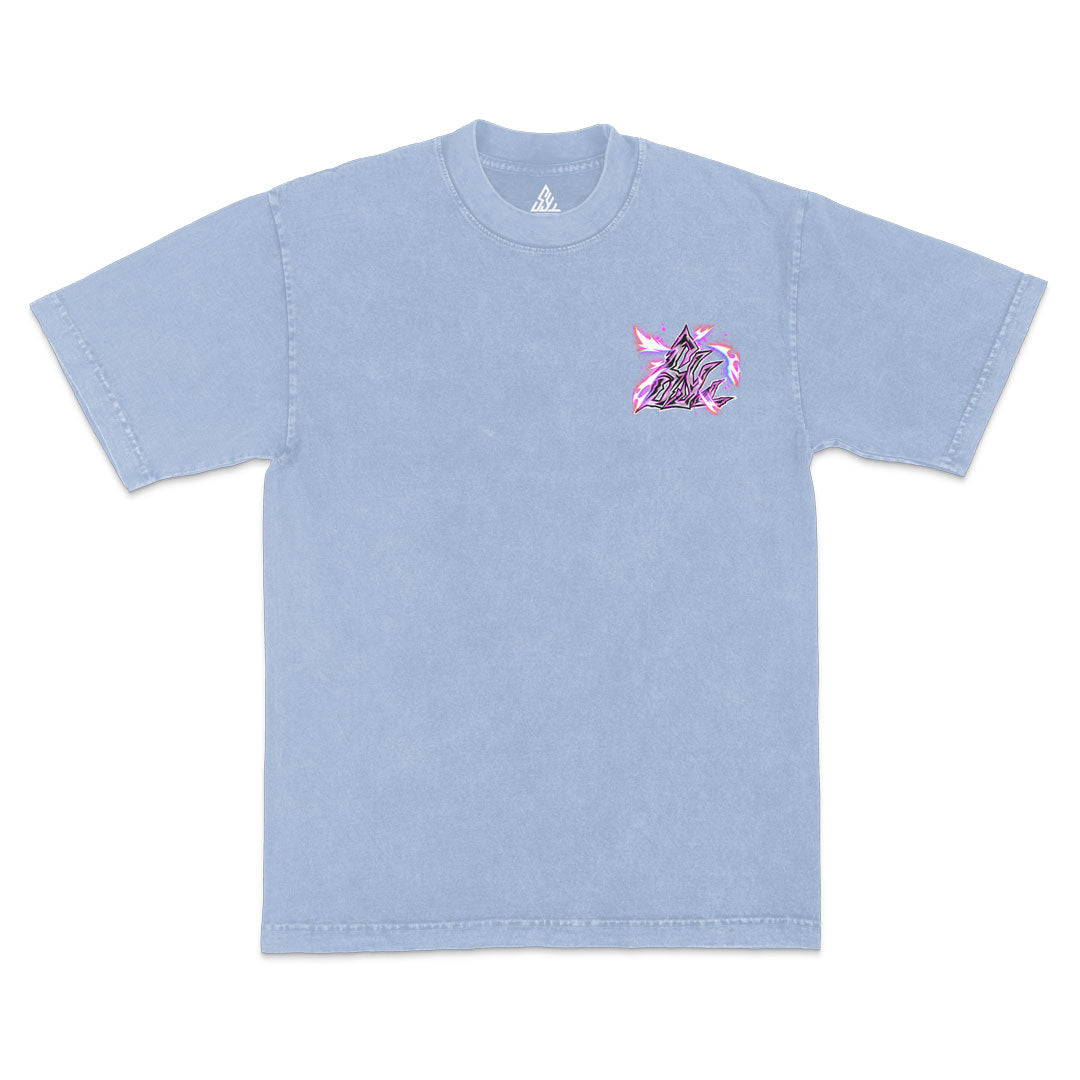 Unrestrained Havoc Heavyweight Mineral Wash Tee - Arctic