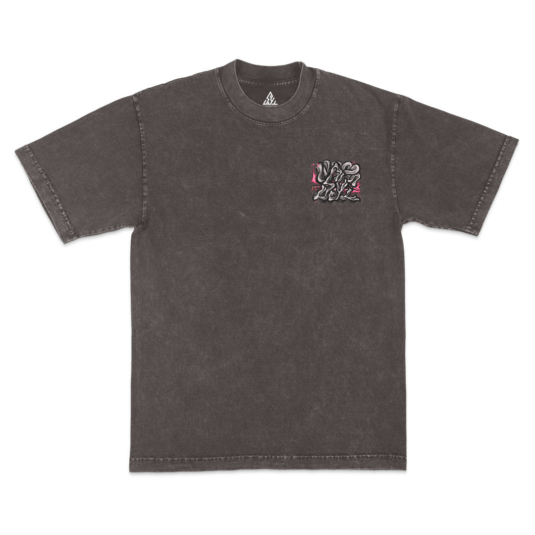 Cursed Love Heavyweight Mineral Wash Tee - Cocoa