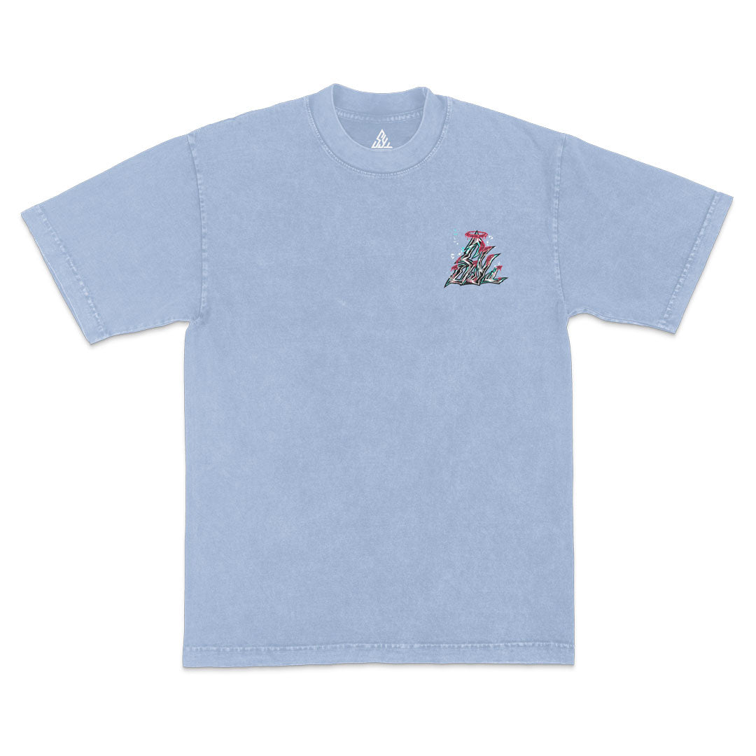 Domination Heavyweight Mineral Wash Tee - Arctic