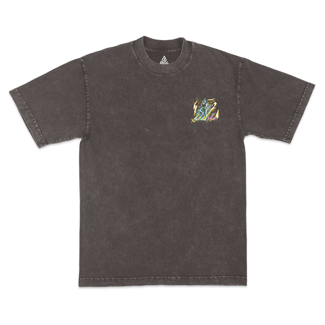 11th Kenpachi Heavyweight Mineral Wash Tee - Cocoa