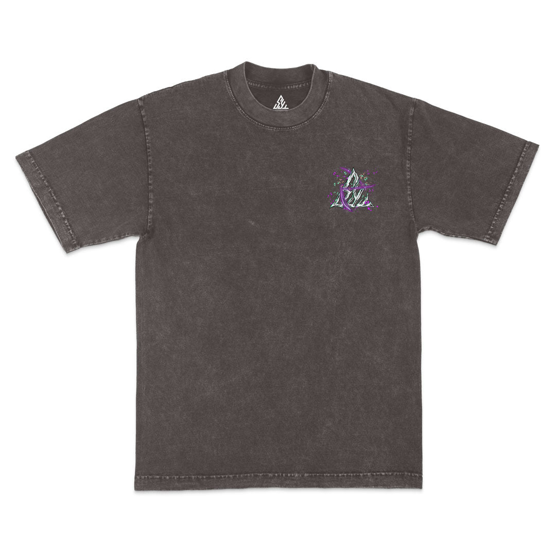 King of Hell Heavyweight Mineral Wash Tee - Cocoa