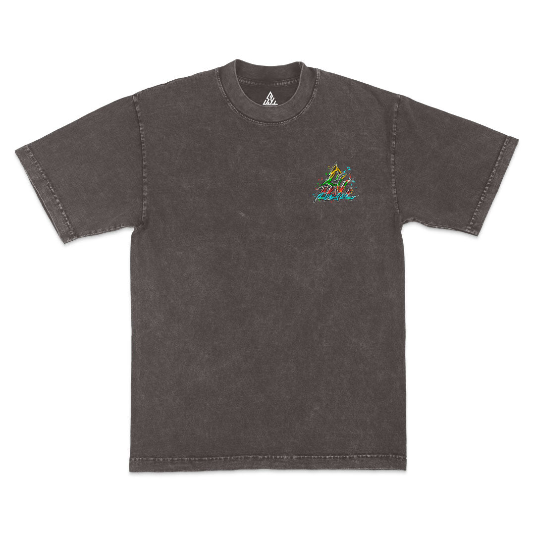 Public Safety Heavyweight Mineral Wash Tee - Cocoa