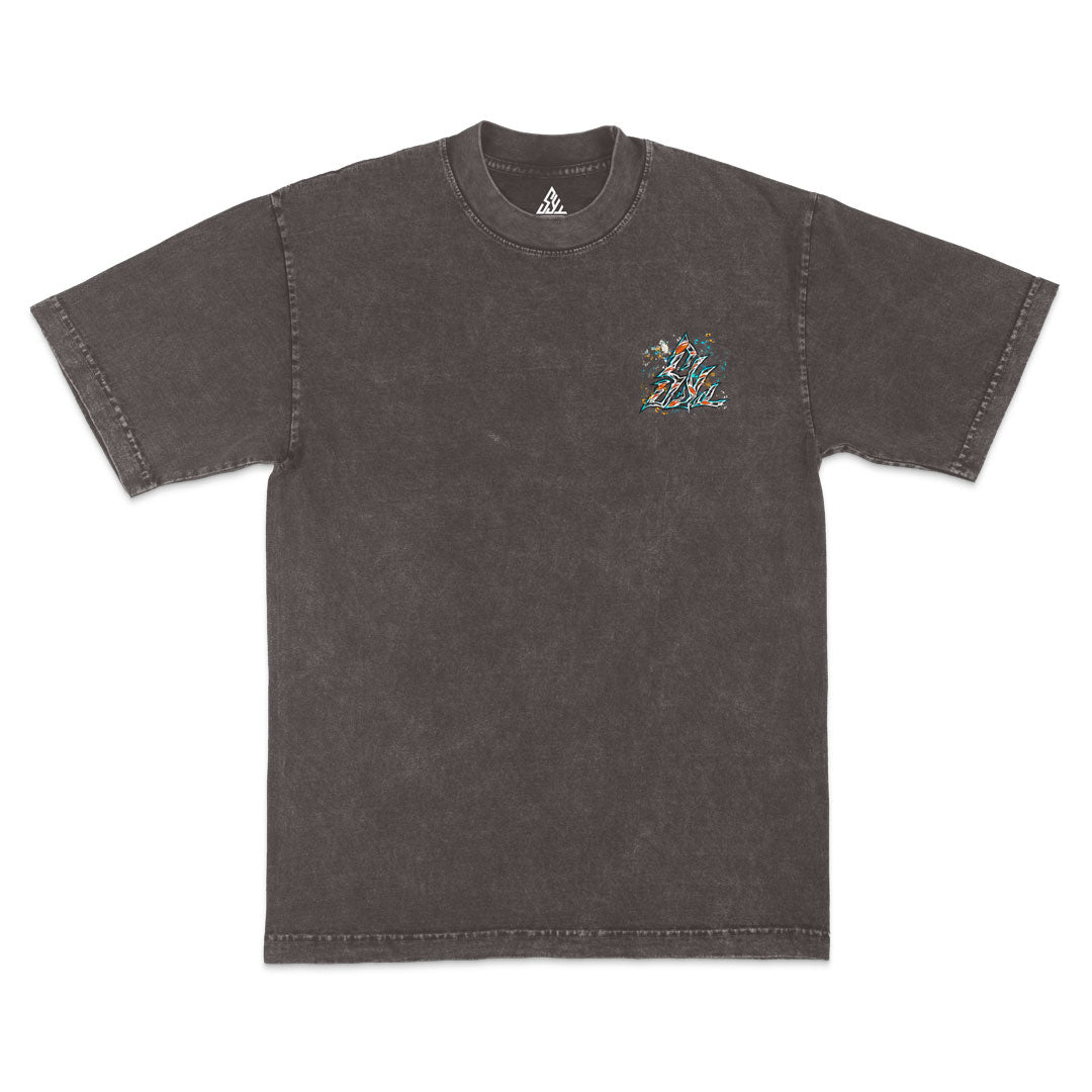 Kon Heavyweight Mineral Wash Tee - Cocoa