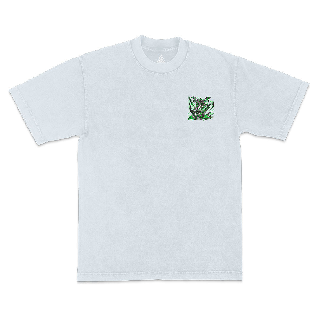 4th Espada Heavyweight Mineral Wash Tee - Ice Grey