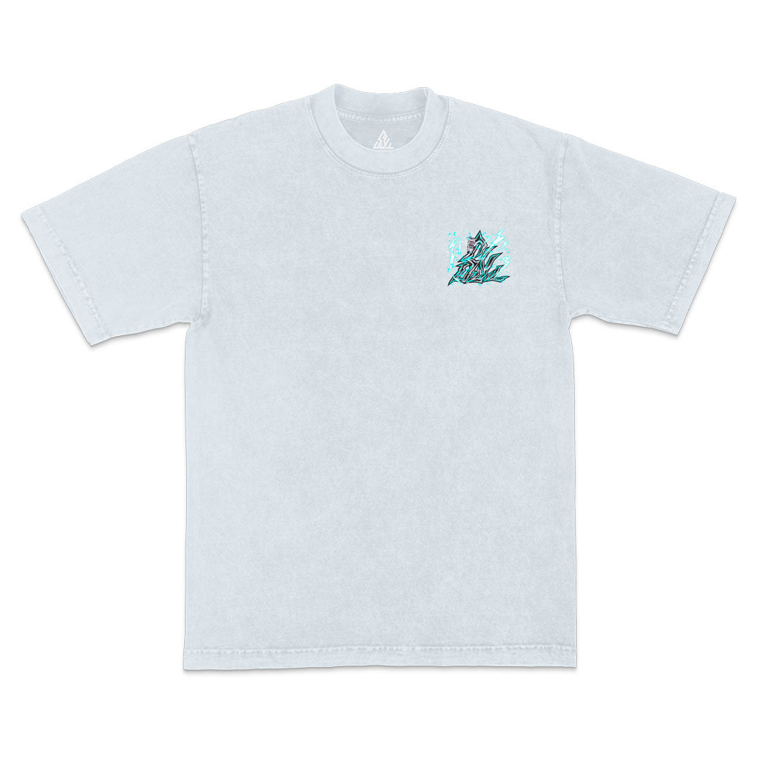Pantera Heavyweight Mineral Wash Tee - Ice Grey