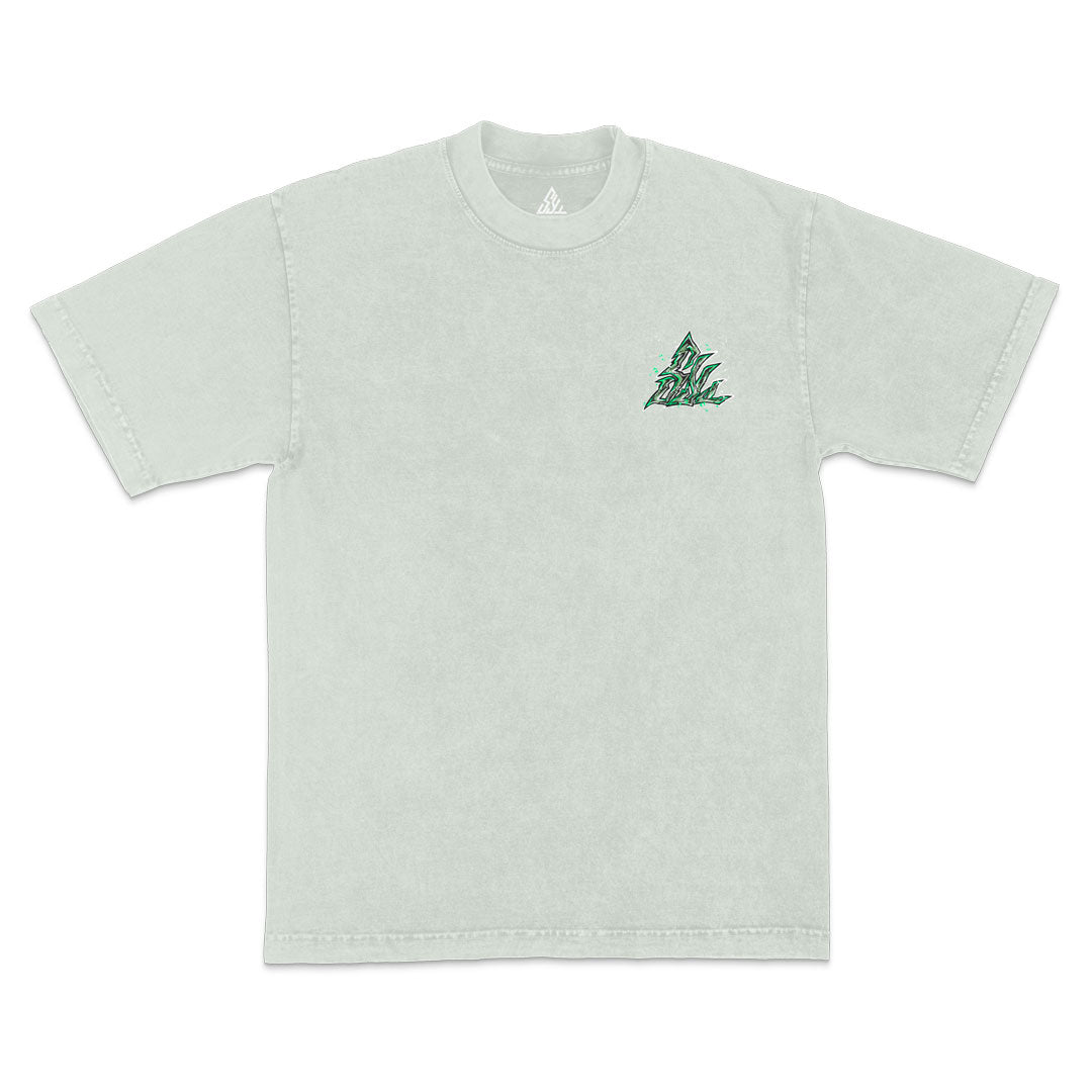 Hat and Sandals Heavyweight Mineral Wash Tee - Limestone