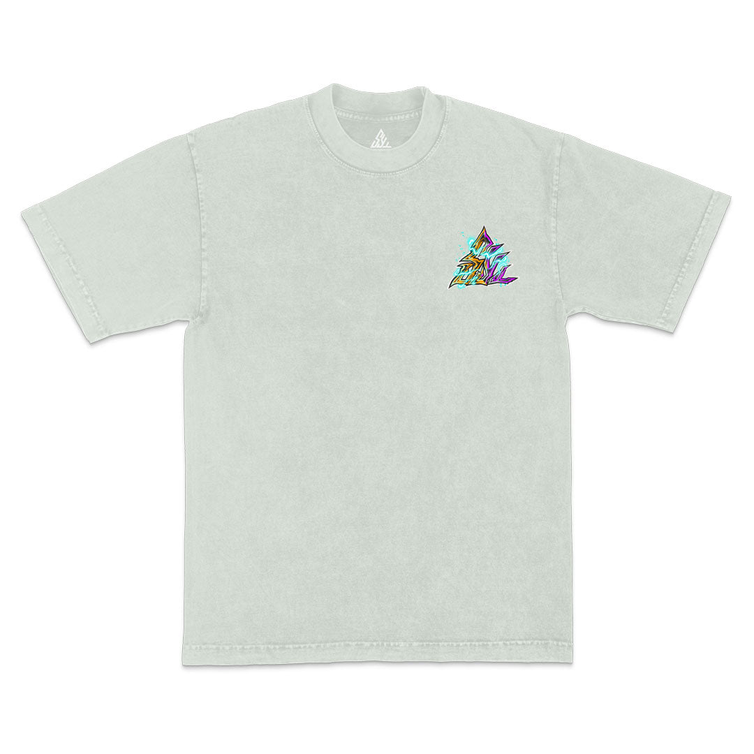 Resonance Heavyweight Mineral Wash Tee - Limestone