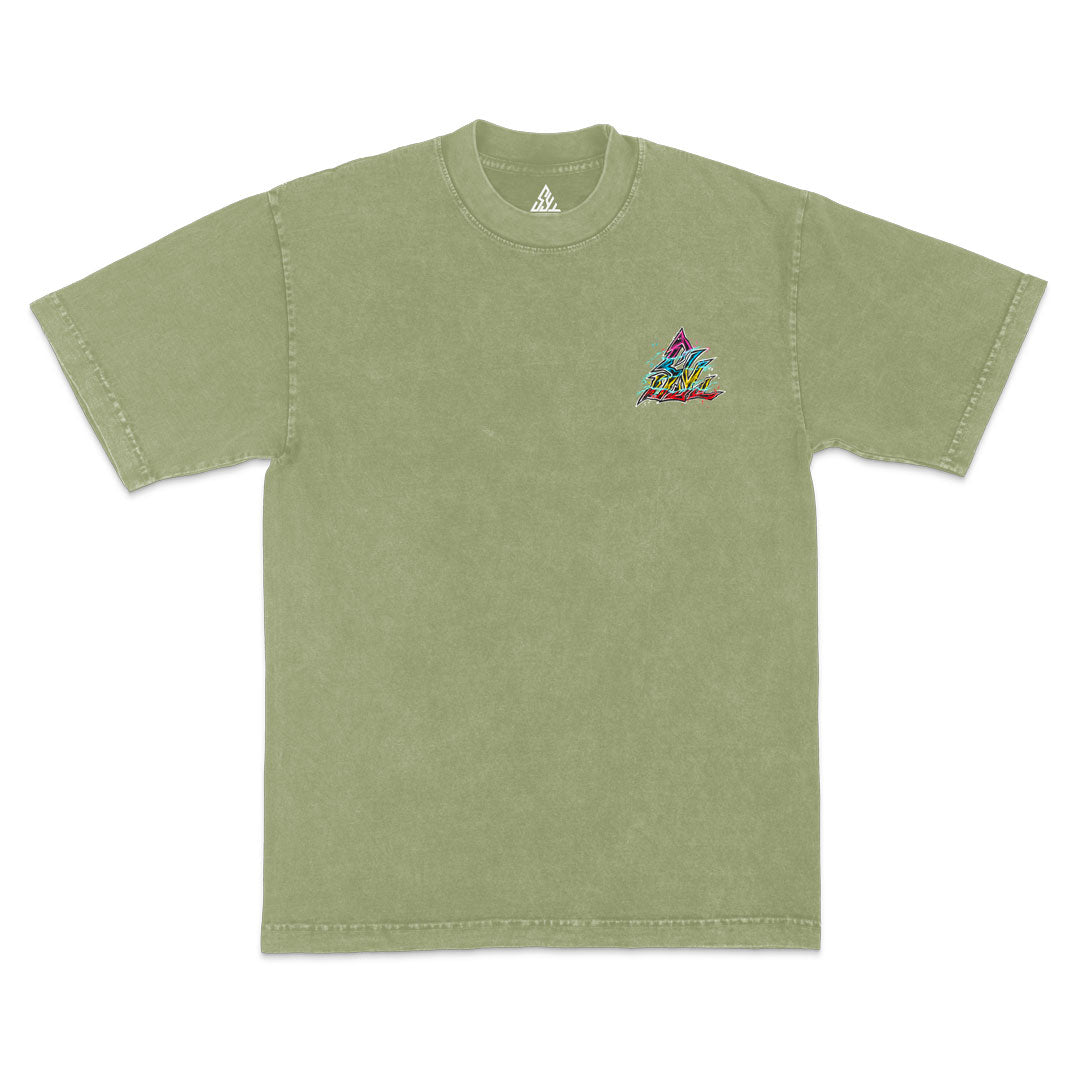 Team Ichigo Heavyweight Mineral Wash Tee - Matcha