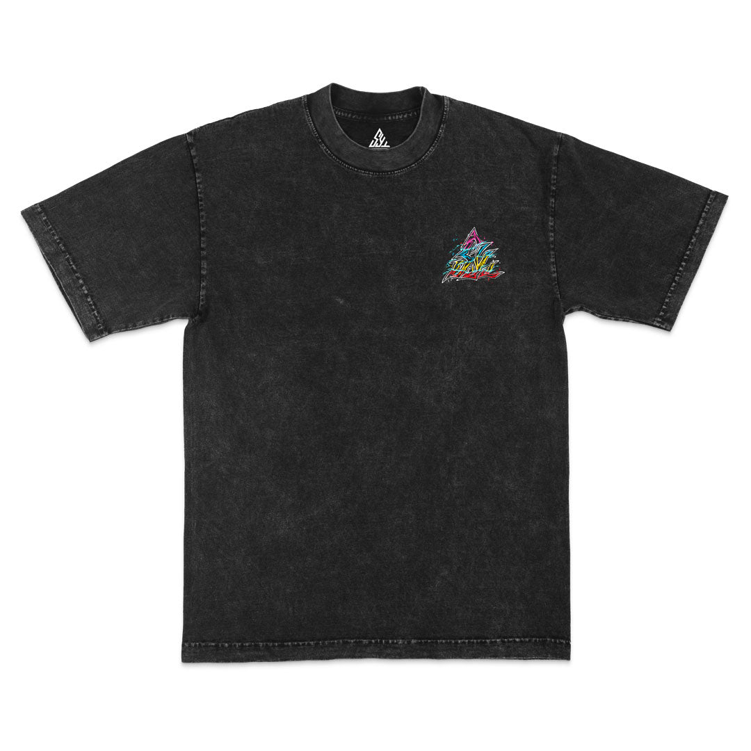 Team Ichigo Heavyweight Mineral Wash Tee - Black