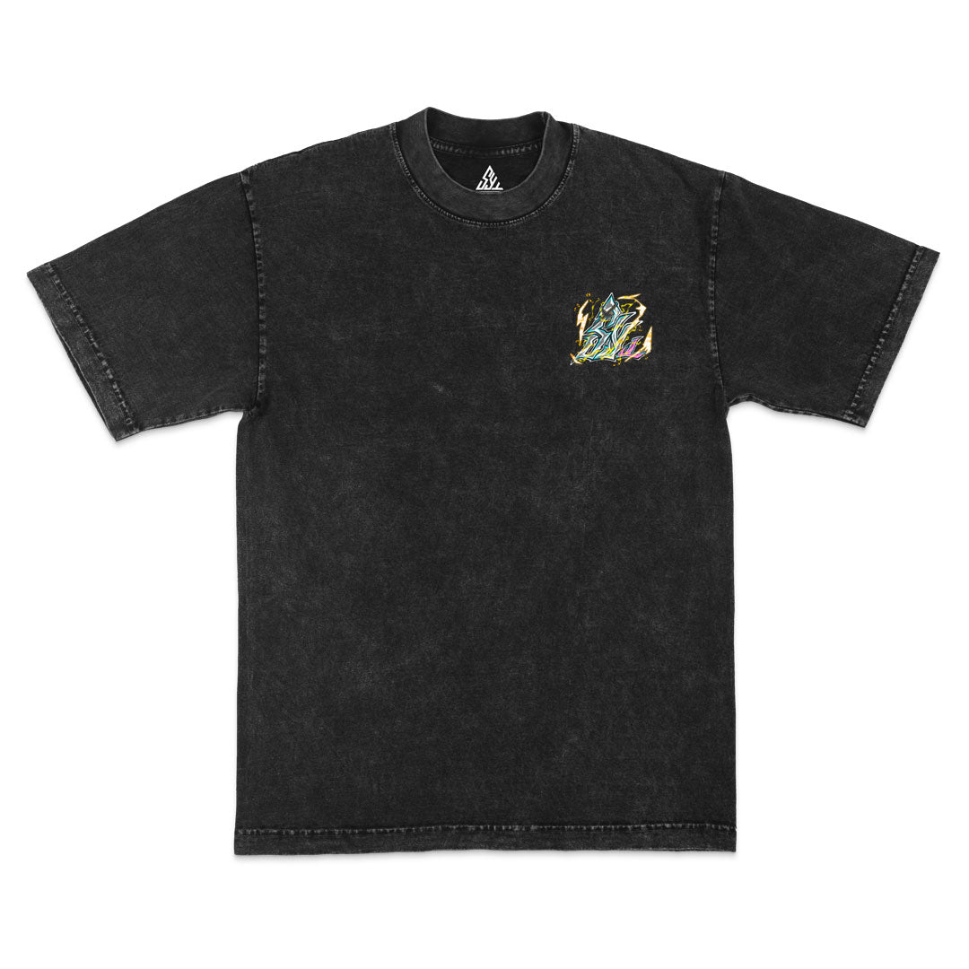 11th Kenpachi Heavyweight Mineral Wash Tee - Black