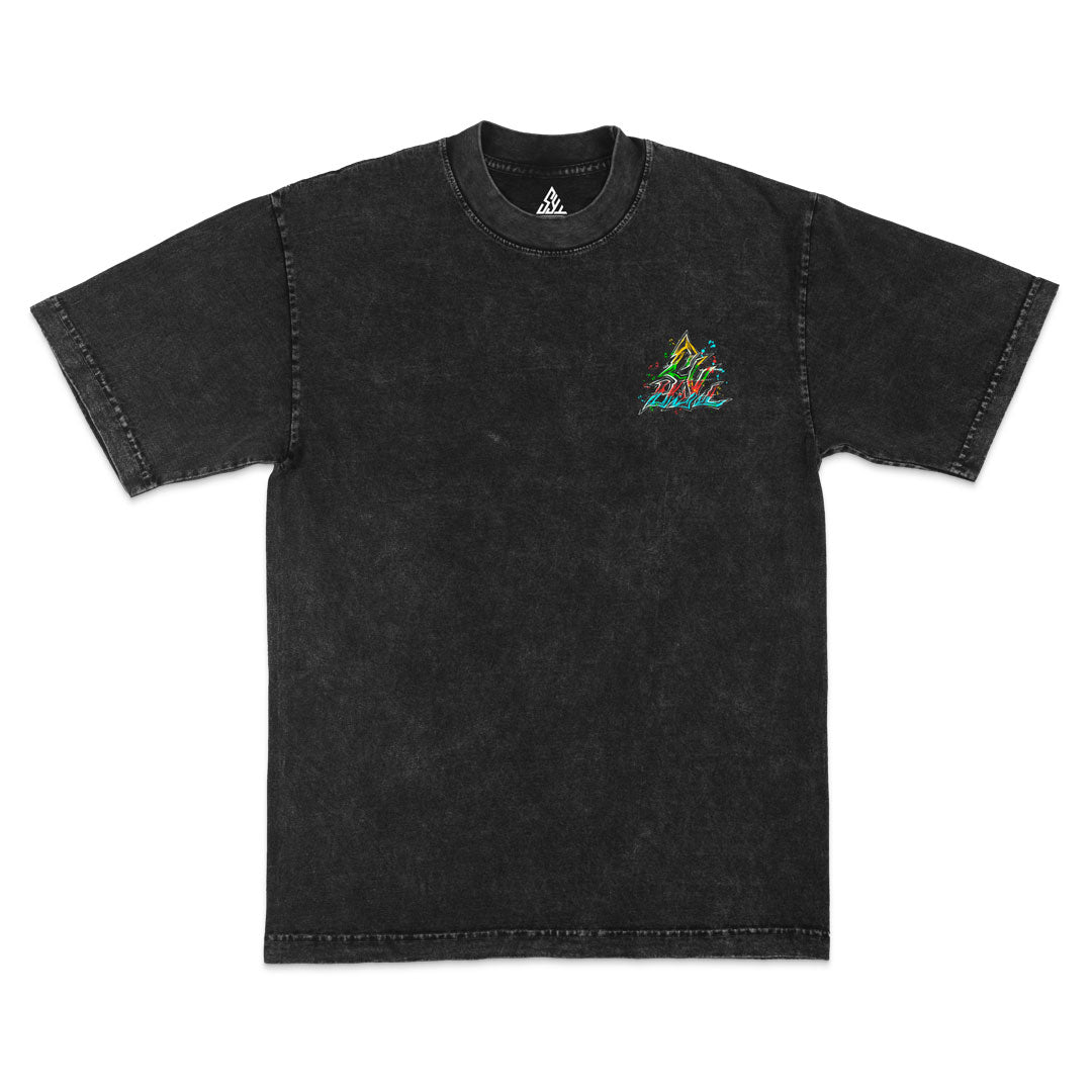 Public Safety Heavyweight Mineral Wash Tee - Black