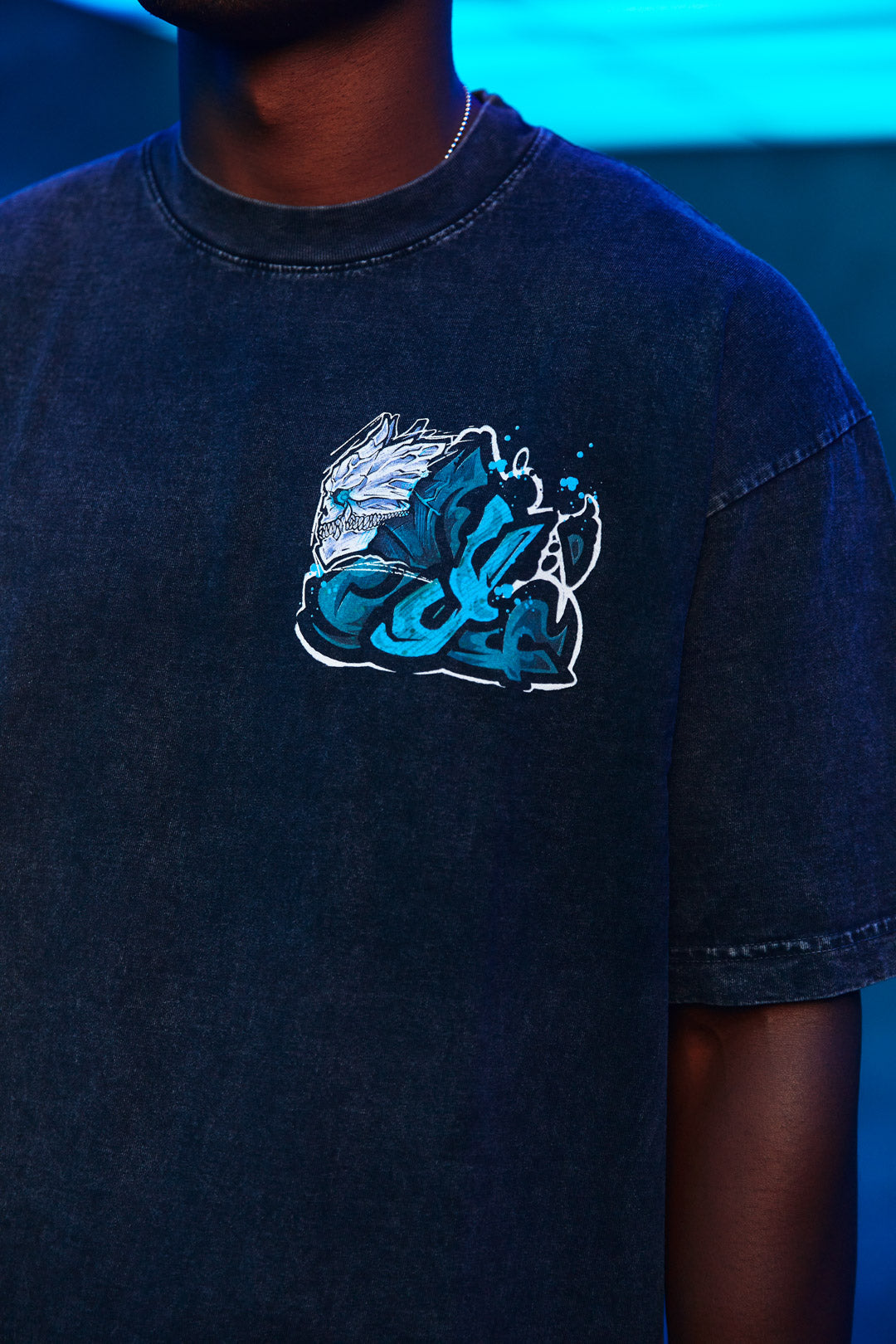 No. 08 Heavyweight Mineral Wash Tee - Black