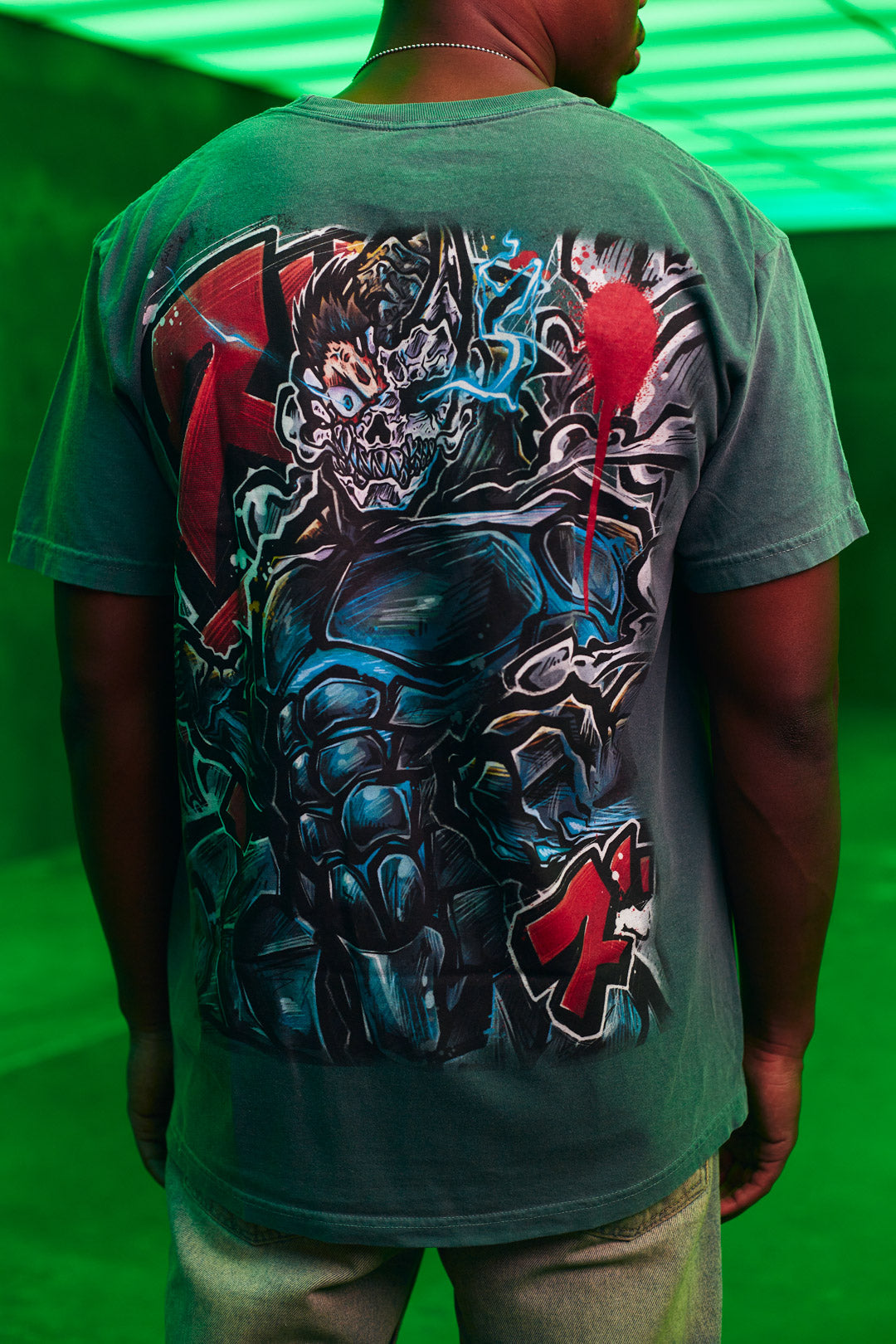 No. 08 Heavyweight Tee - Blue Spruce