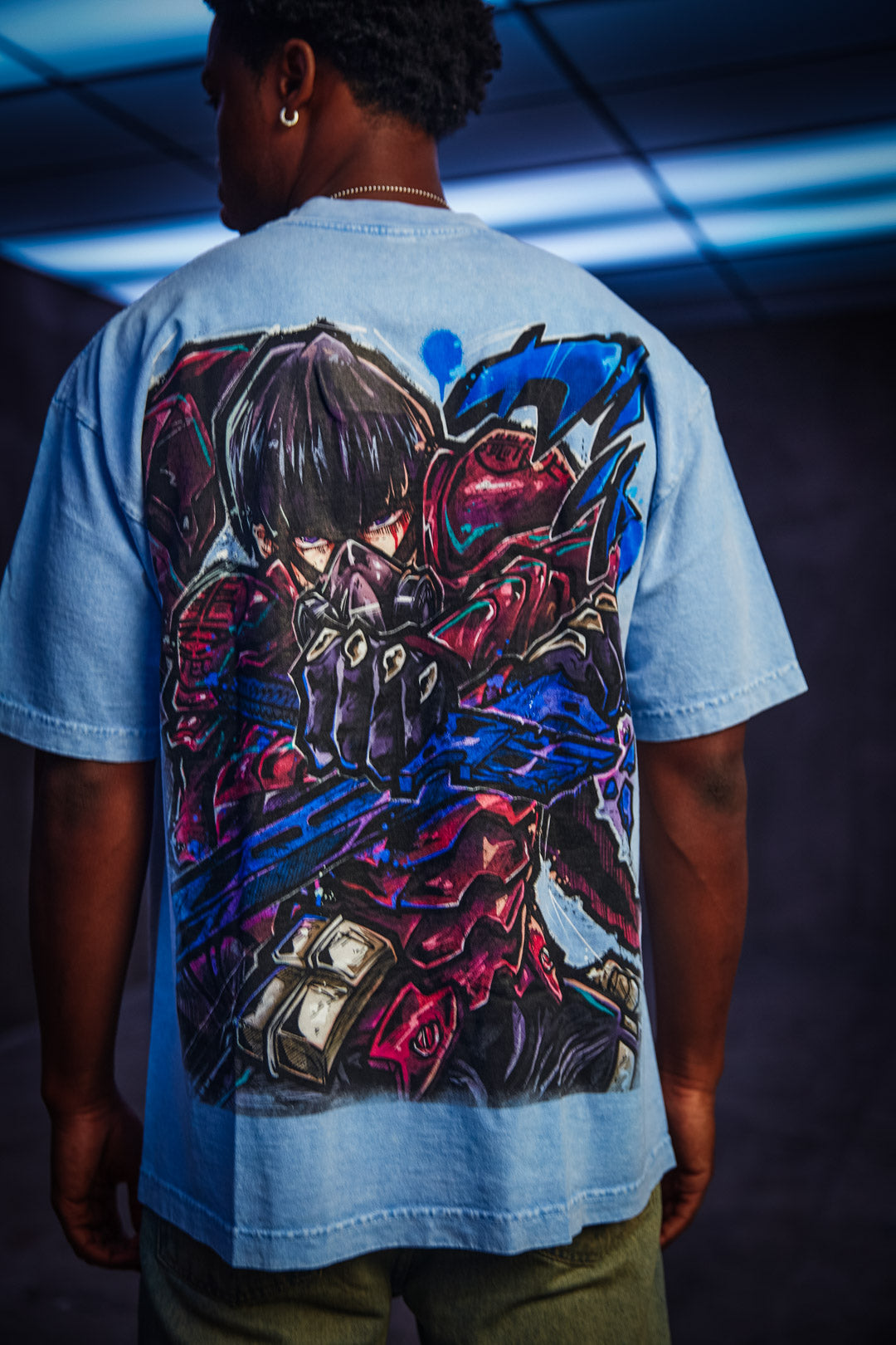 The Finisher Heavyweight Mineral Wash Tee - Arctic