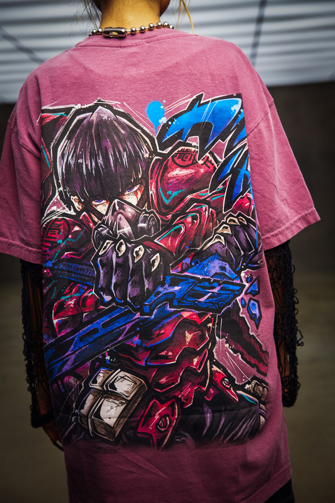 The Finisher Heavyweight Tee - Berry