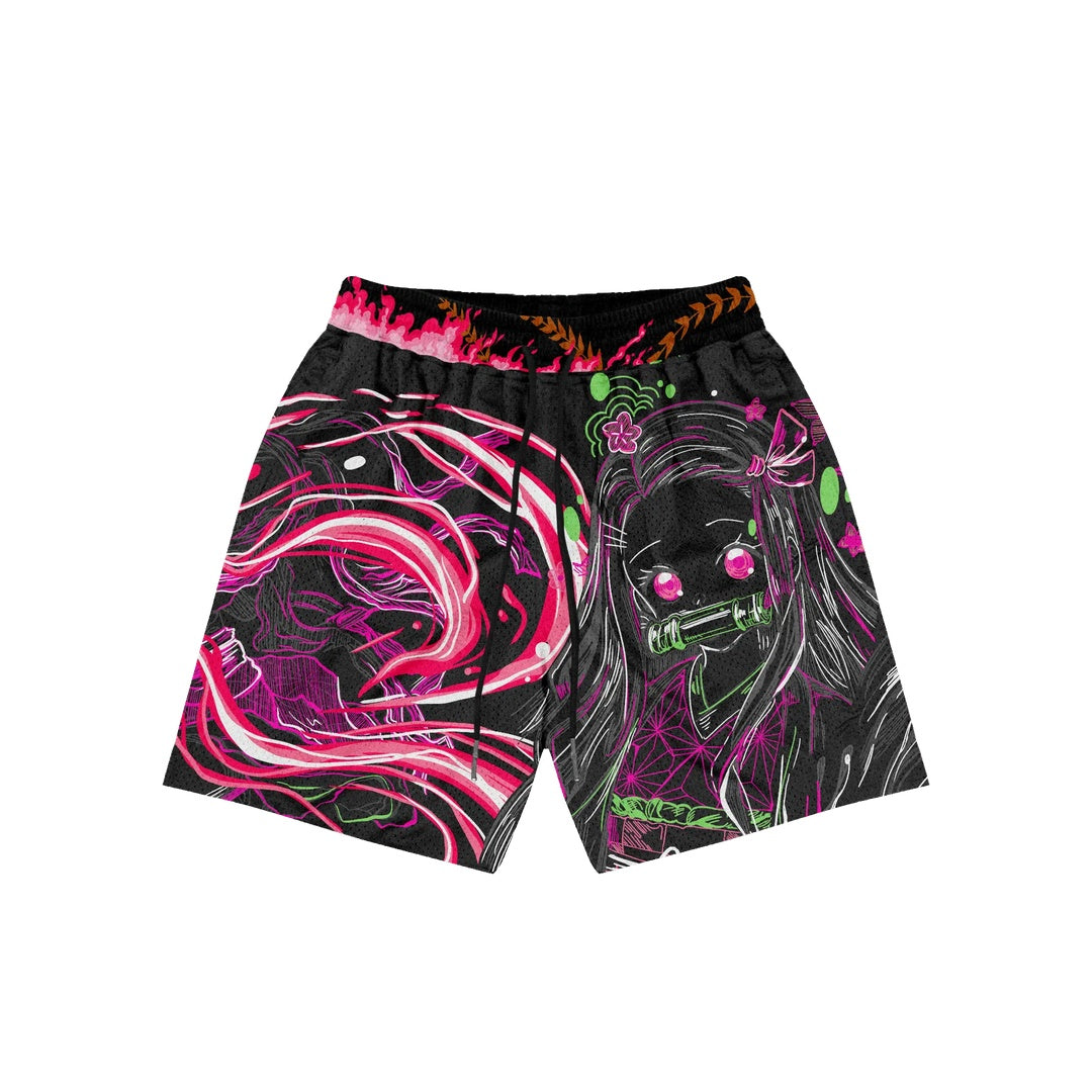Scarlett Fury Mesh Shorts - Black
