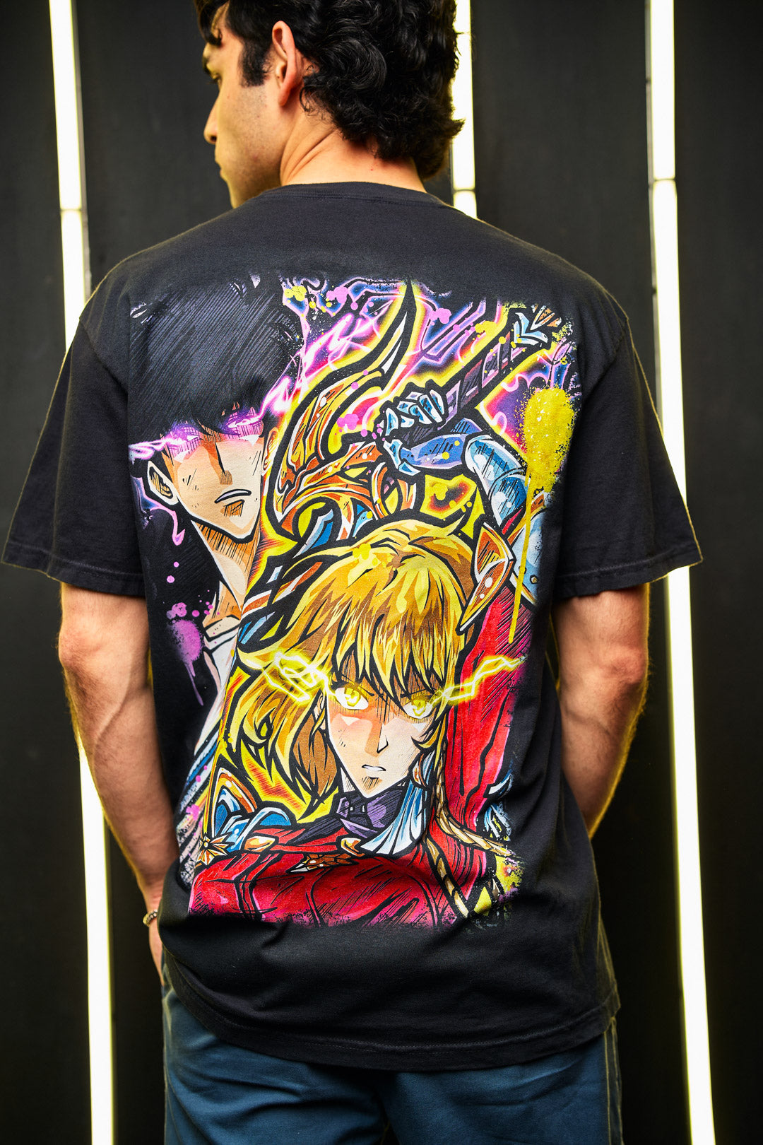 Golden Link Heavyweight Tee - Black