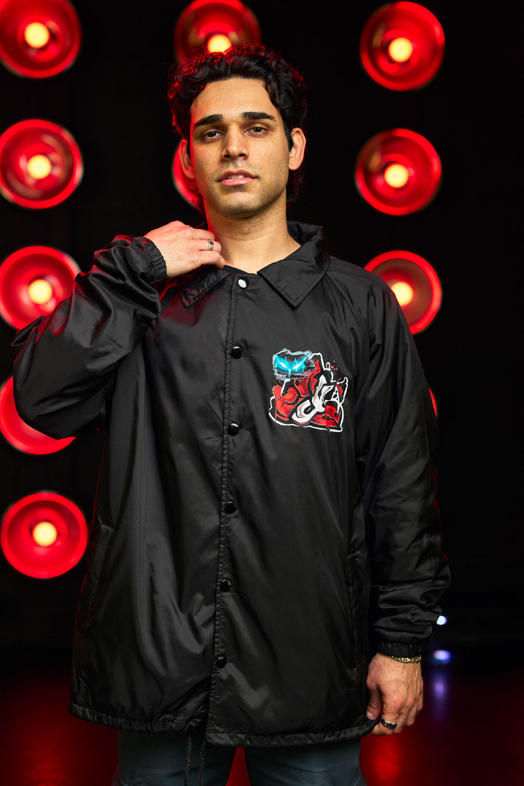 Blood Knight Coach Jacket - Black