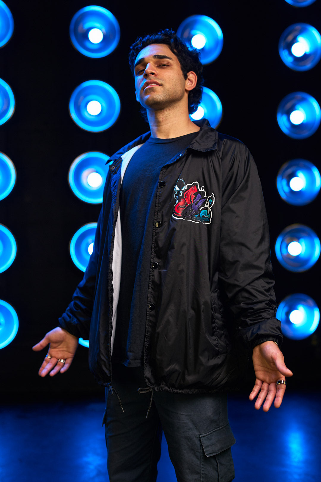 Kings Clash Coach Jacket - Black