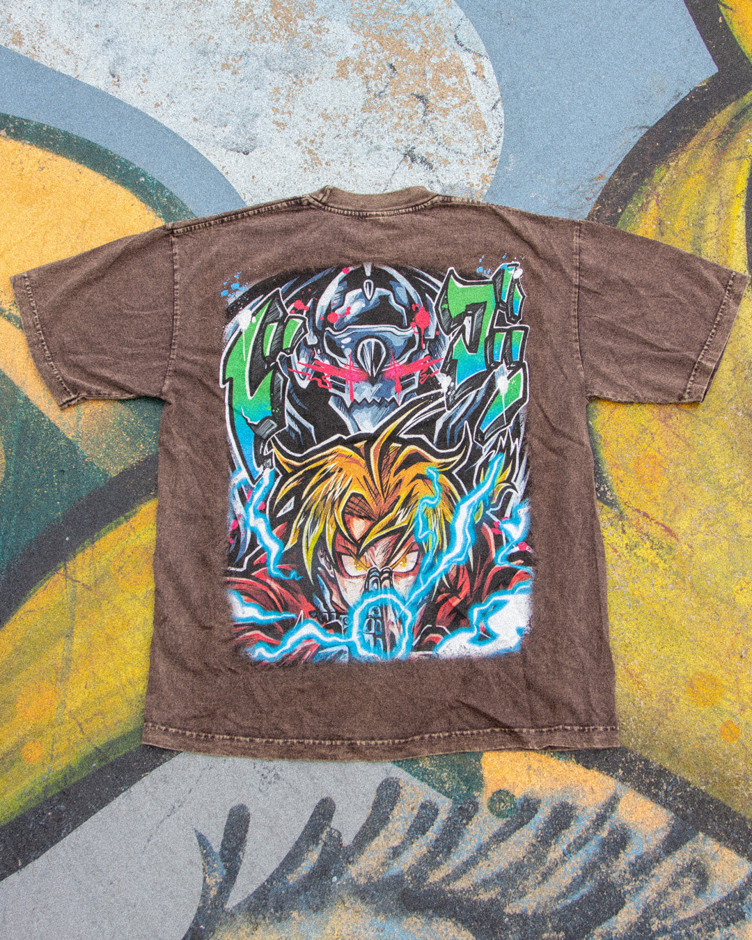 Bound by Steel Heavyweight Mineral Wash Tee - Cocoa