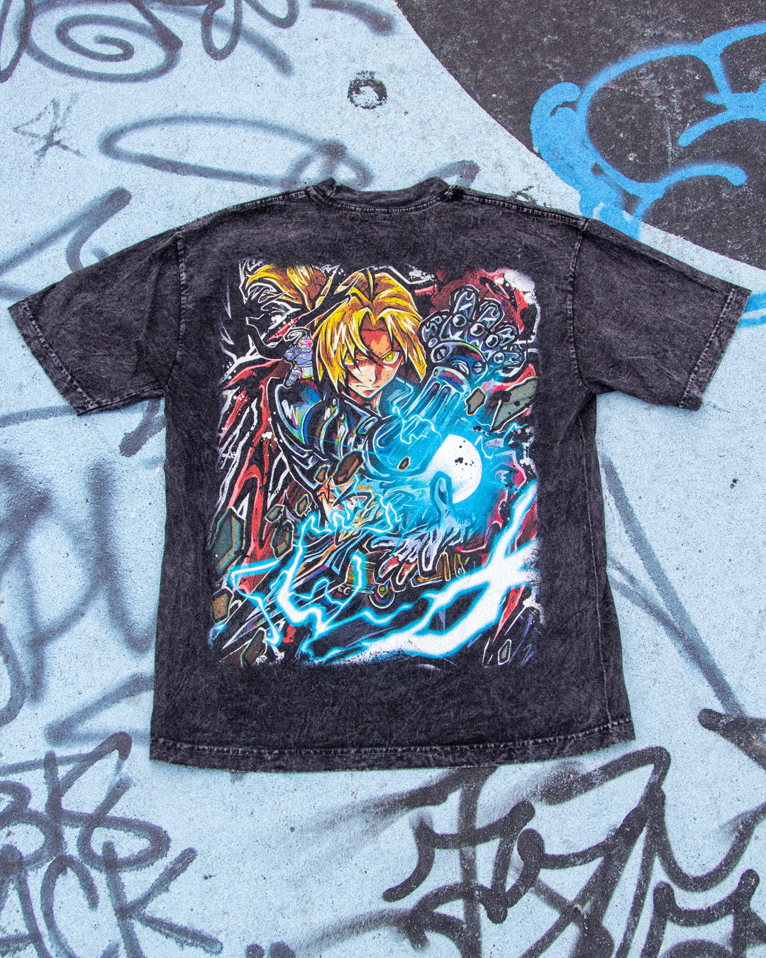 Iron Will Heavyweight Mineral Wash Tee - Black