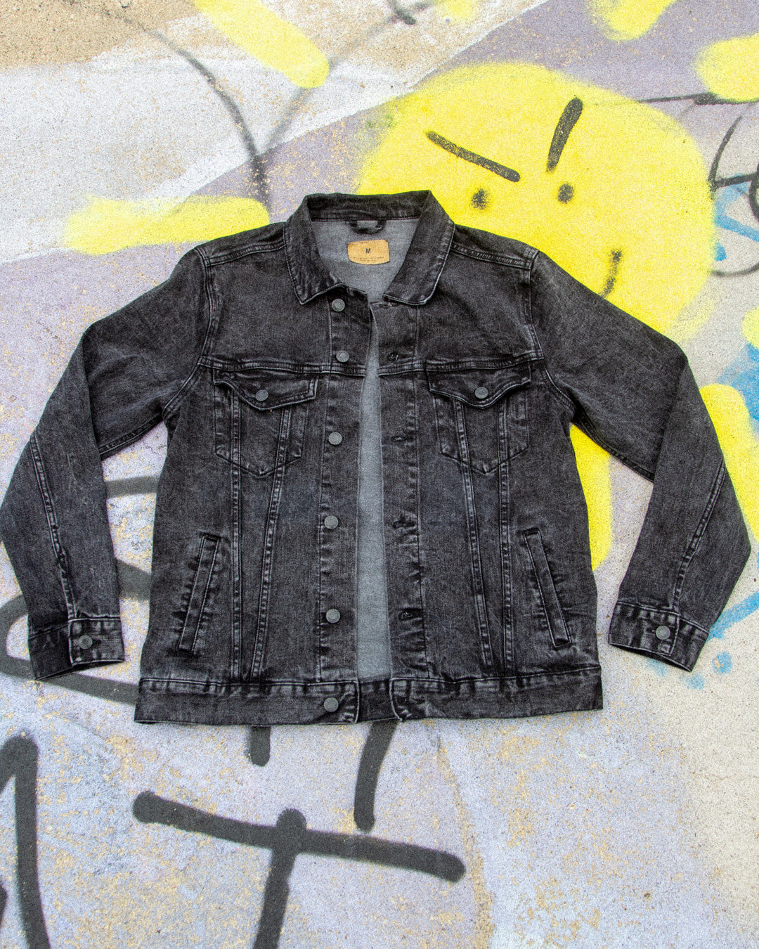 Avaricious King Denim Jacket - Black