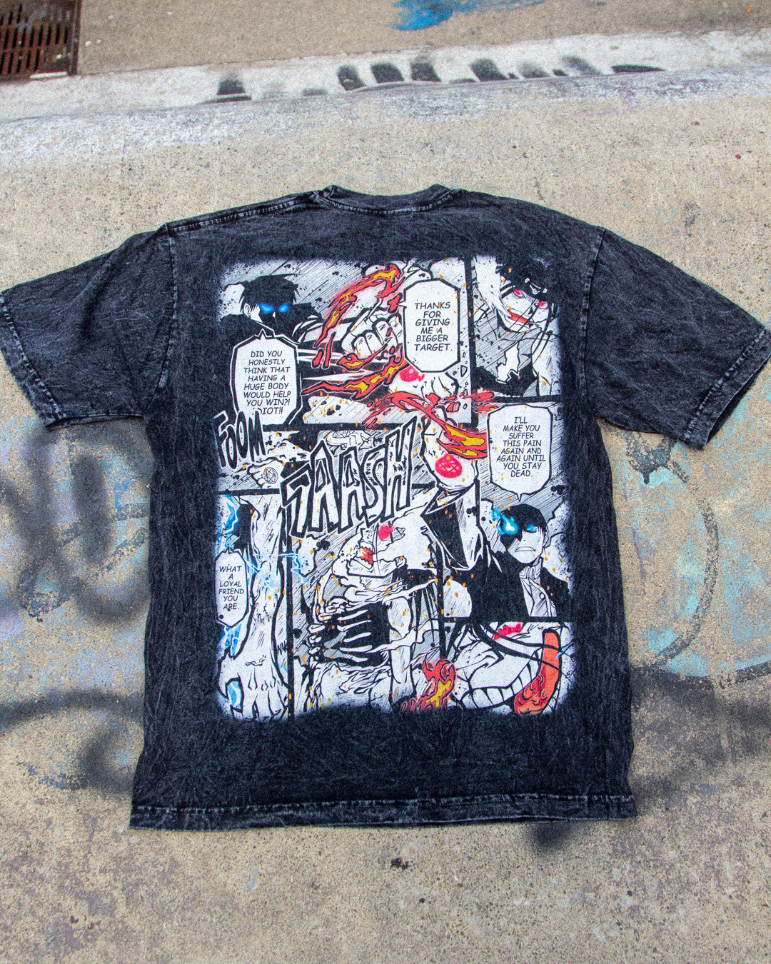 Infernal Judgement Heavyweight Mineral Wash Tee - Black