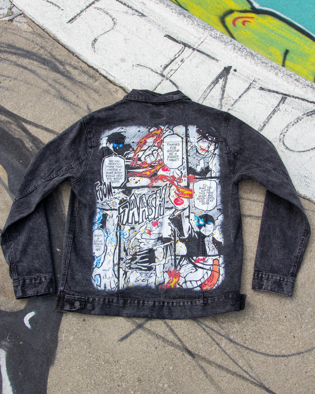 Infernal Judgement Denim Jacket - Black