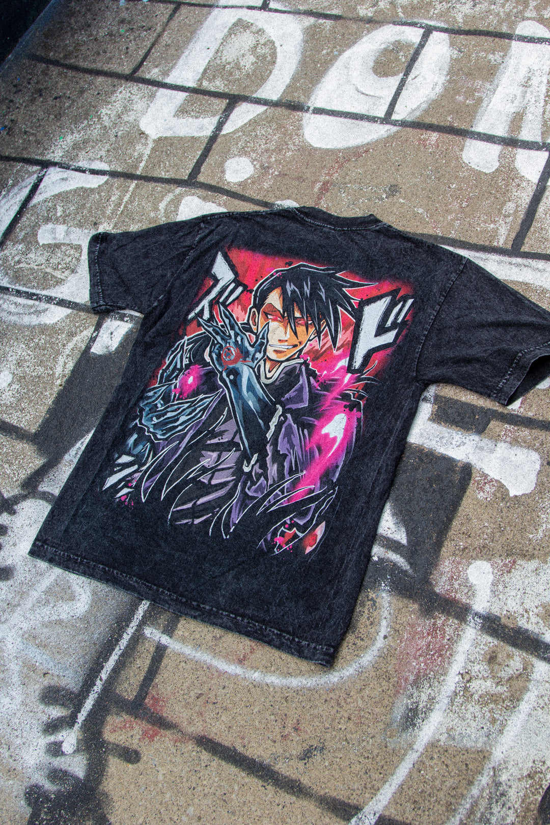 Avaricious King Heavyweight Mineral Wash Tee - Black