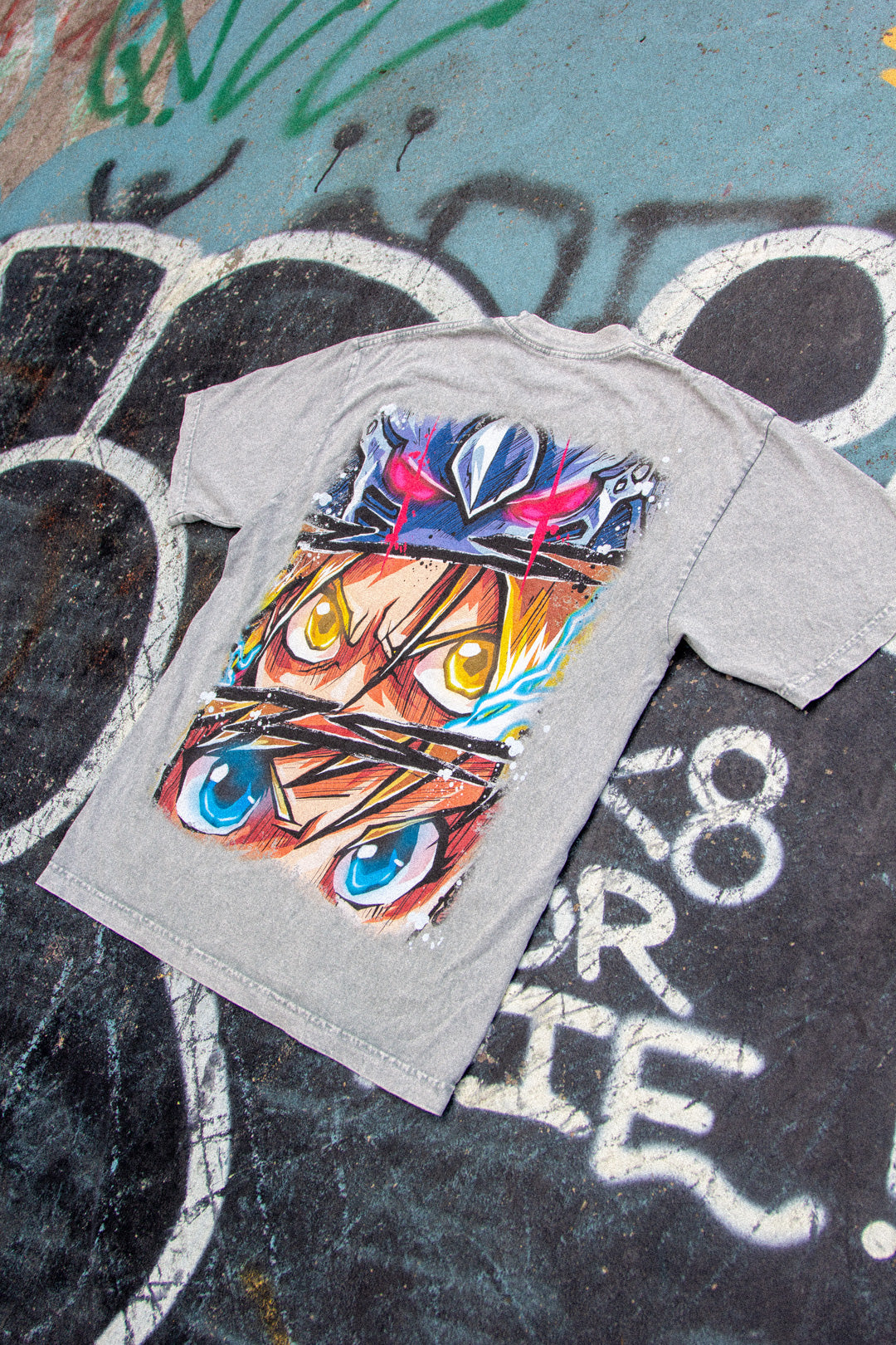 Eyes of Hope Heavyweight Mineral Wash Tee - Limestone